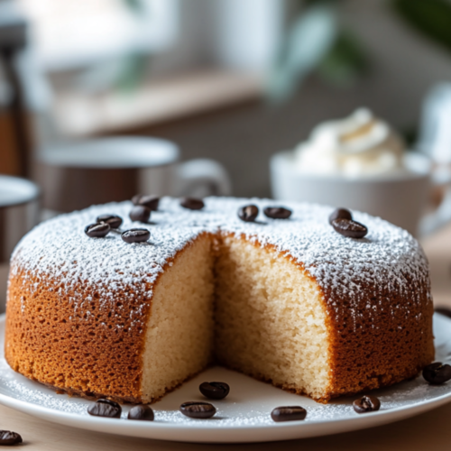 Gâteau au café avec mélange à gâteau