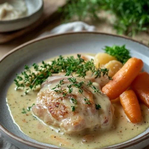 lapin à la moutarde et à la crème recette