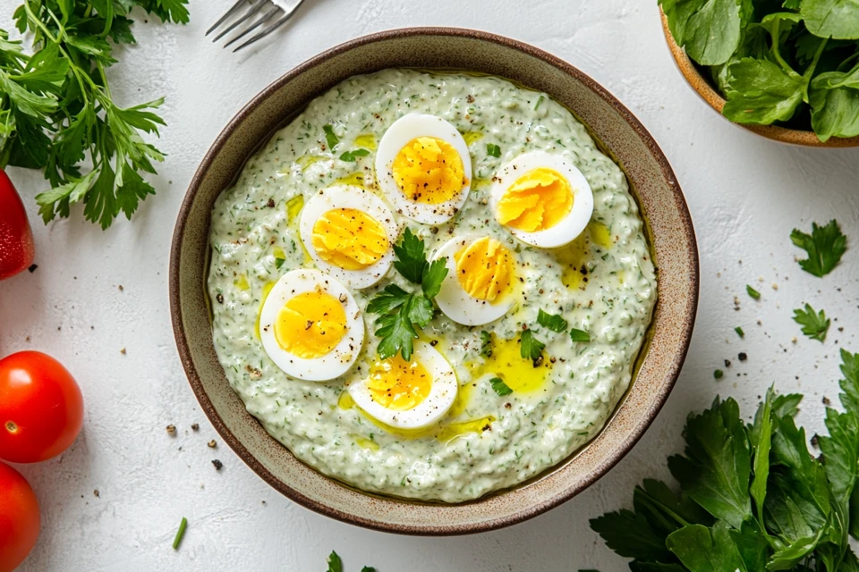 sauce gribiche aux œufs durs