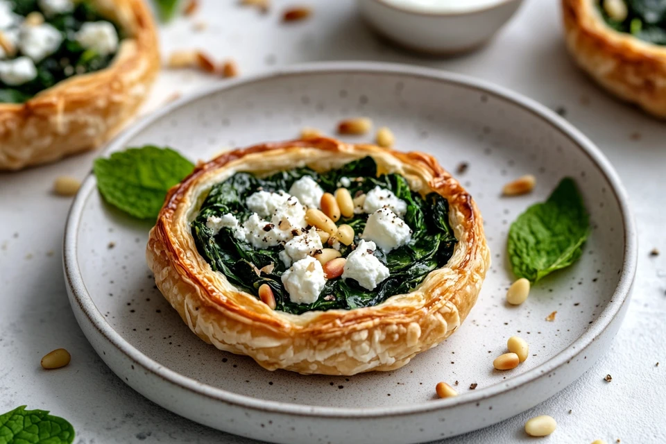 Brik aux épinards et feta