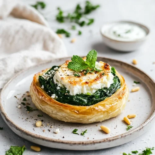 Brik aux épinards et feta