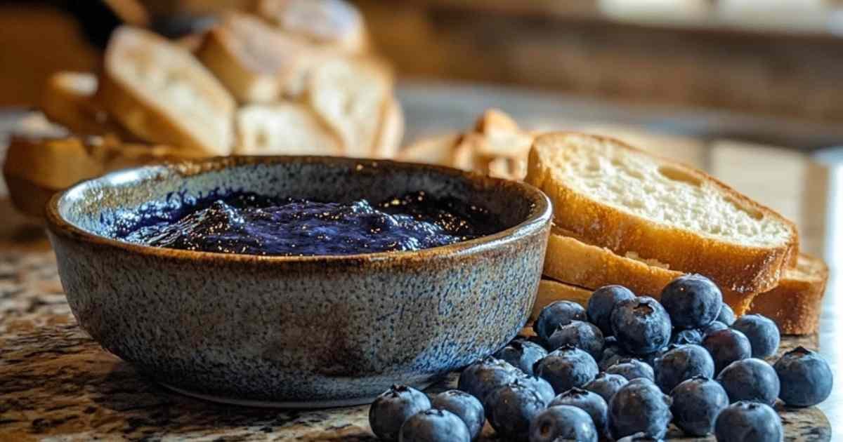 Pot de beurre aux myrtilles maison onctueux