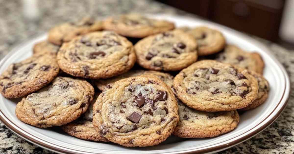 Cookies au mélange à brownie fraîchement sortis du four sur une grille de refroidissement