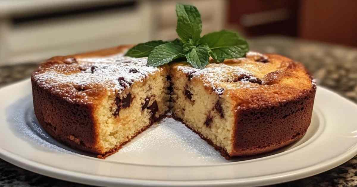 Gâteau au yaourt grec fait maison, moelleux et doré