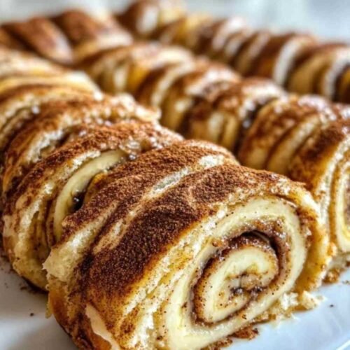 Préparation de la garniture à la cannelle pour rouleaux de pain à la banane
