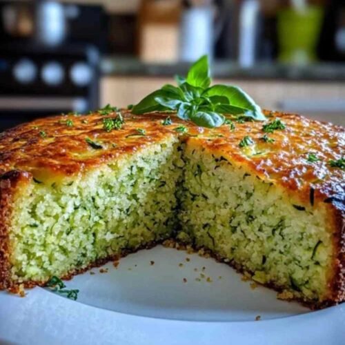 Préparation de la pâte du gâteau aux courgettes et parmesan