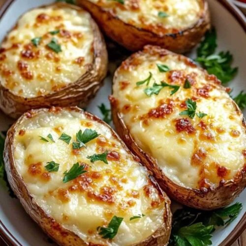 Préparation de pommes de terre gratinées au fromage avec disposition des pommes de terre en couches