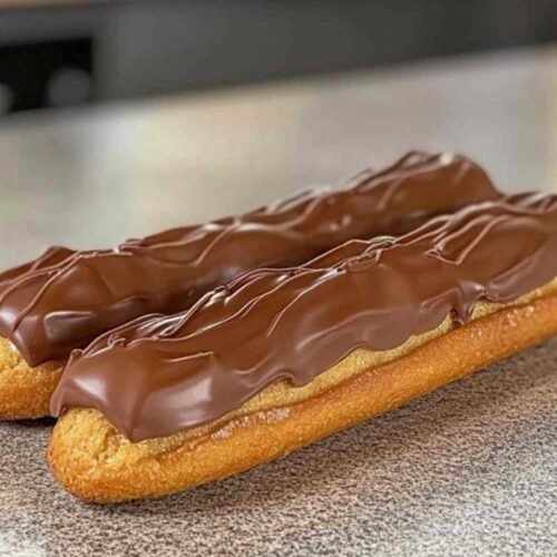 Préparation de la pâte à choux pour éclairs au chocolat