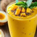 Préparation du smoothie mangue passion étape par étape