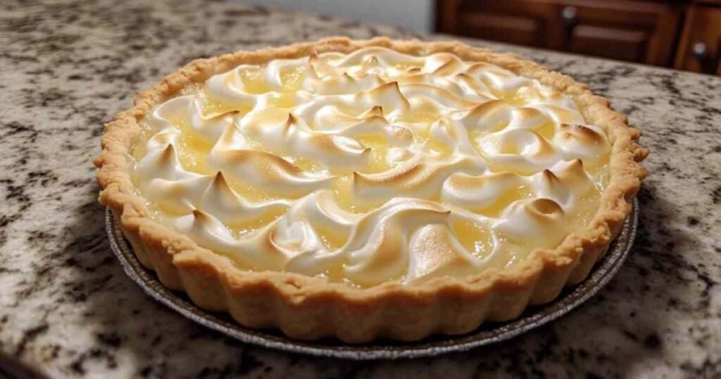 Étapes de préparation de la tarte au citron meringuée