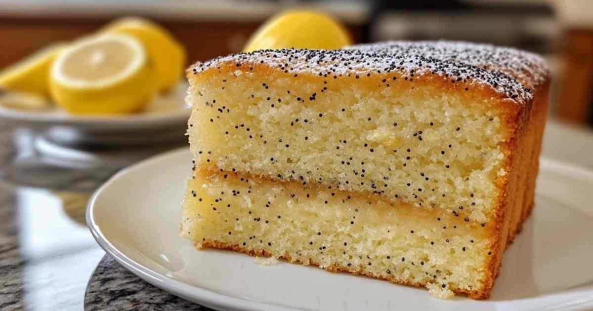 Cake au citron et graines de pavot inspiré de Pierre Hermé