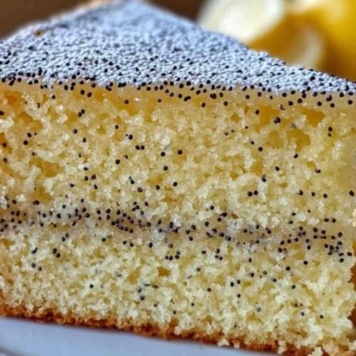 Préparation de la pâte du cake au citron et graines de pavot