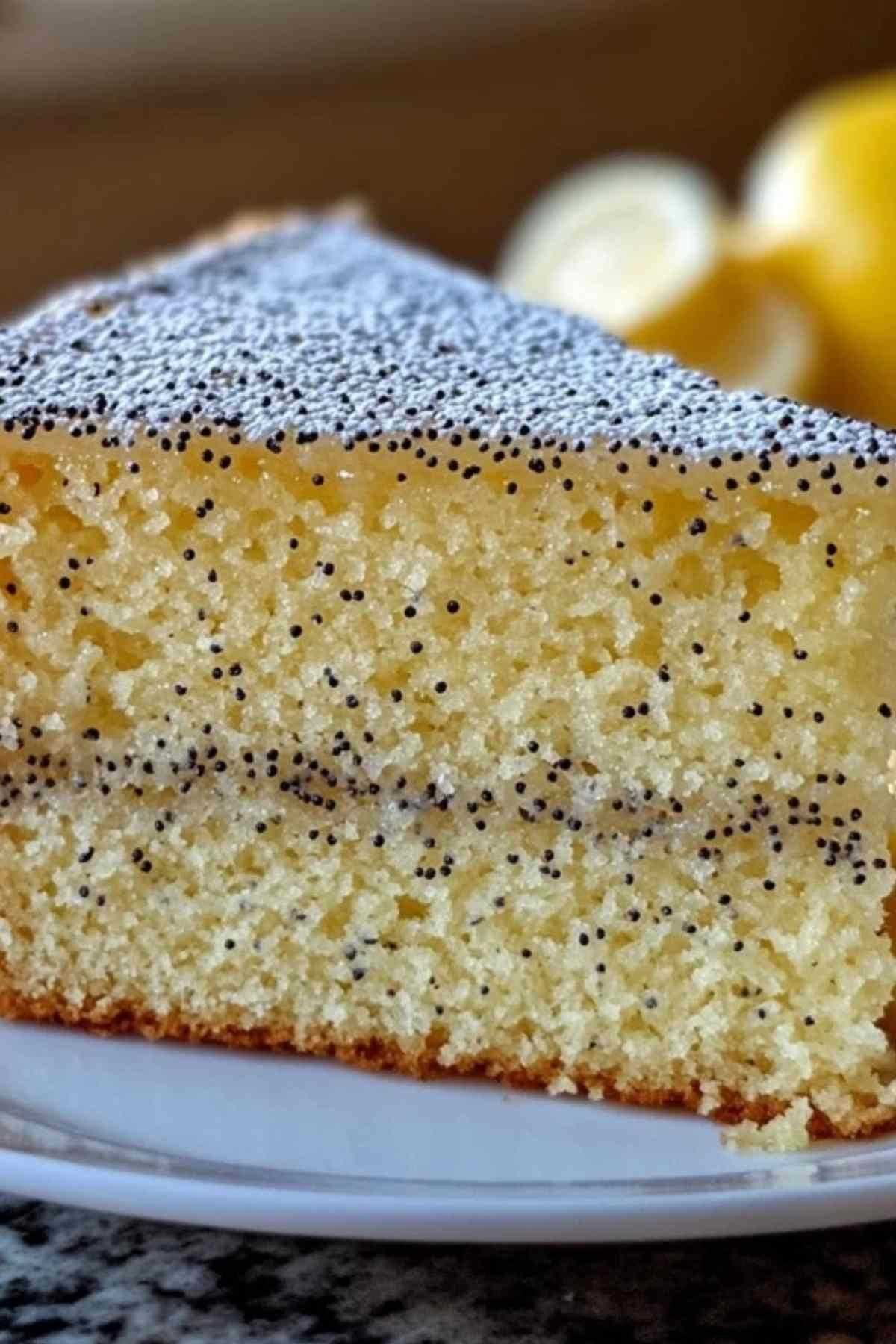 Préparation de la pâte du cake au citron et graines de pavot