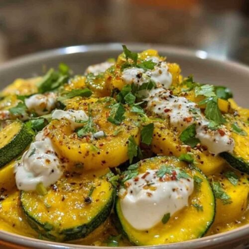 Courgettes poêlées aux épices pendant la cuisson dans une poêle