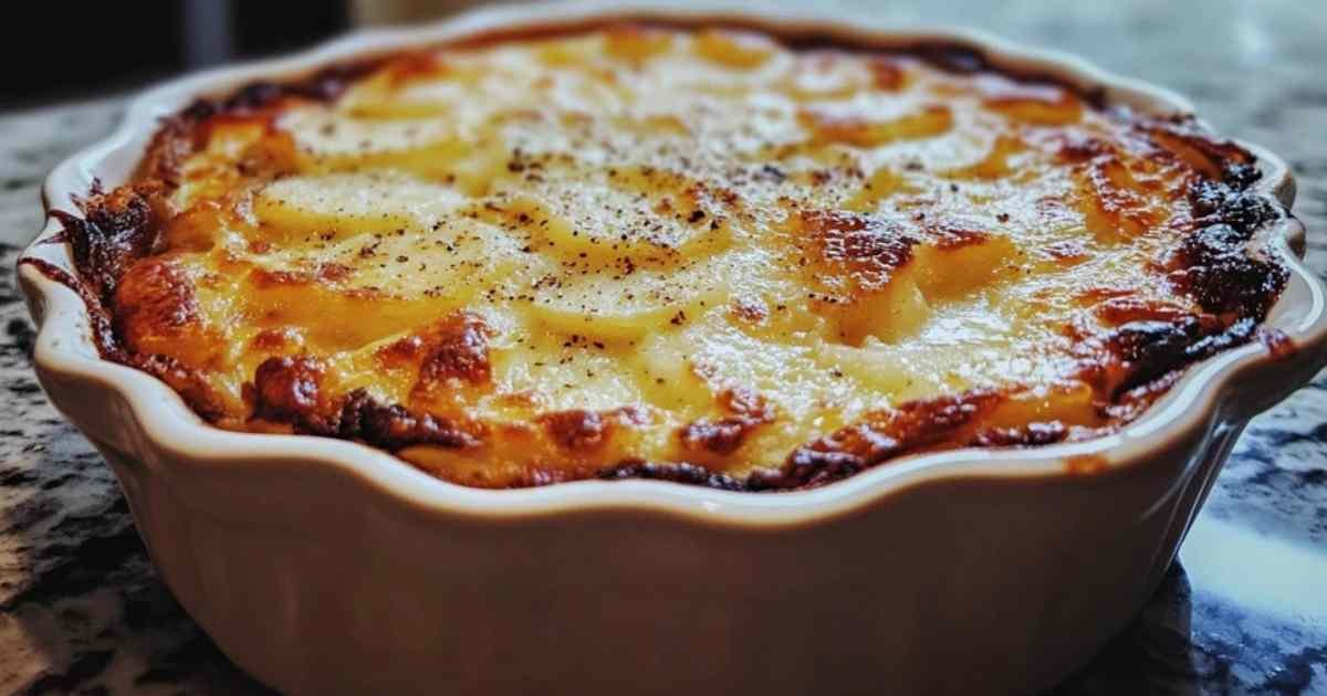 Gratin de cardons à la moelle avant cuisson au four