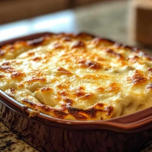 Gratin de cardons au roux doré et croustillant