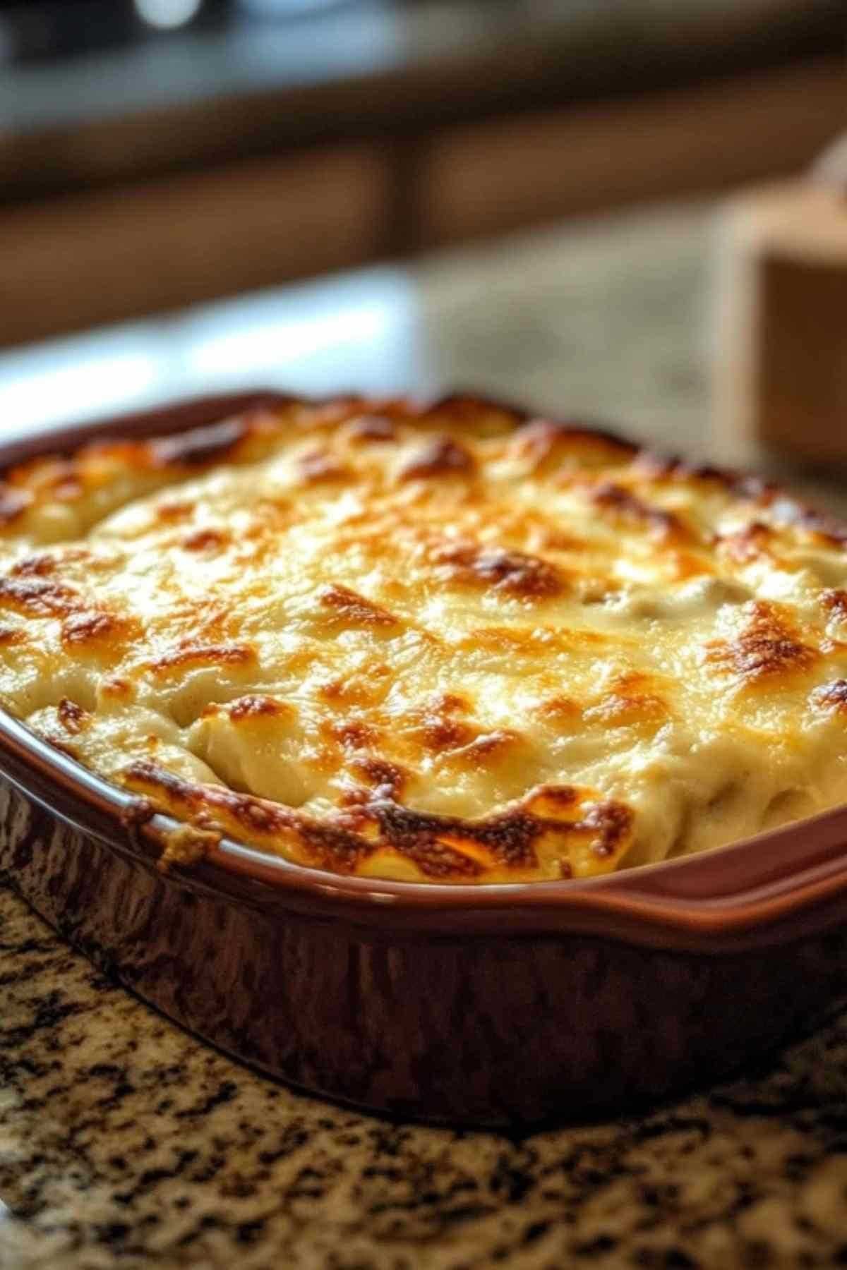 Gratin de cardons au roux doré et croustillant