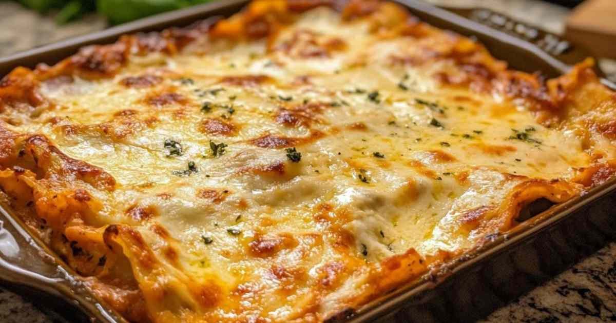 Montage des couches de lasagnes au butternut et chèvre