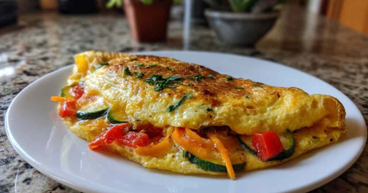 Préparation des légumes pour l’omelette