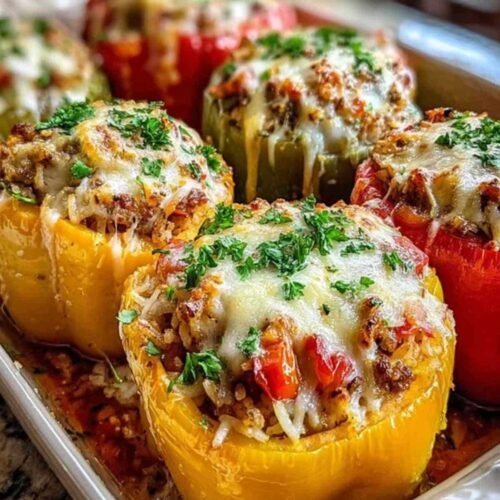 Étapes de préparation des poivrons farcis faciles