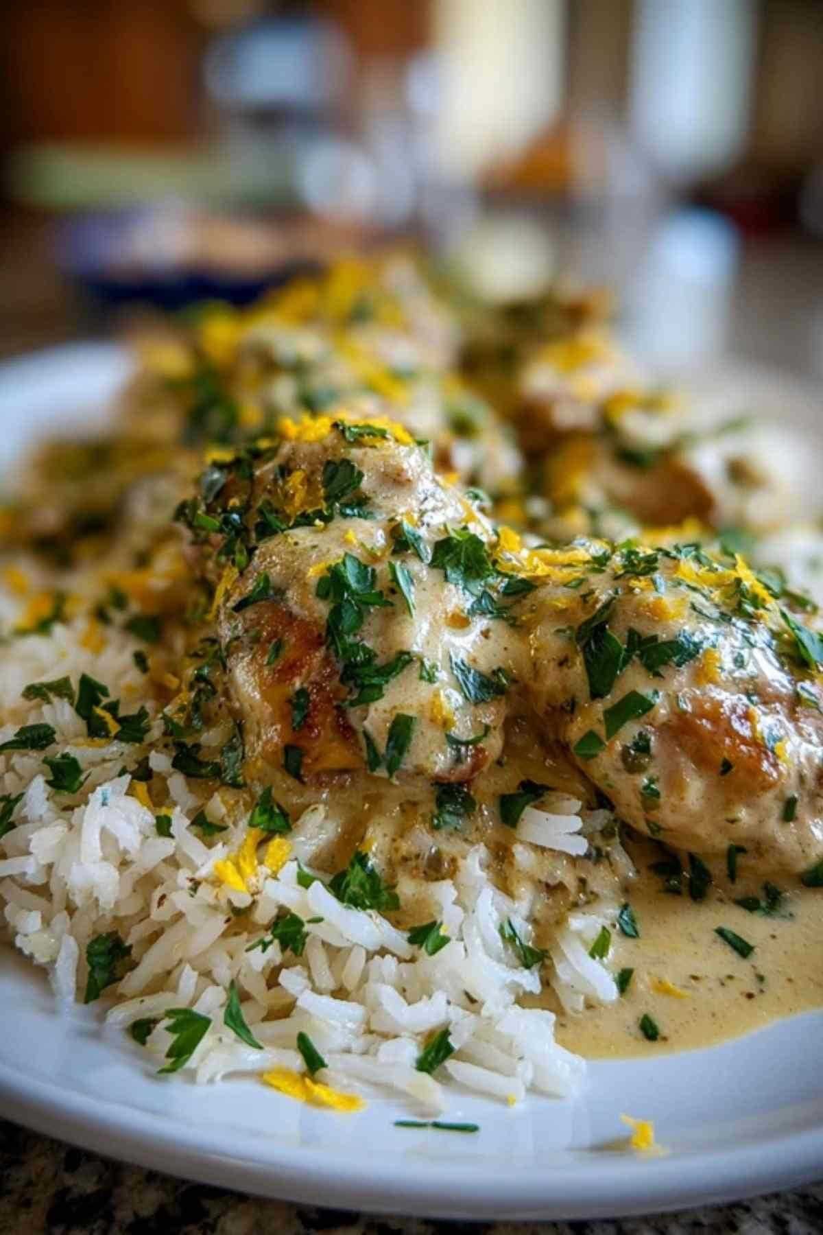 Préparation du poulet à la grecque avec ajout des épices