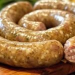 Préparation de la farce pour saucisses de couenne