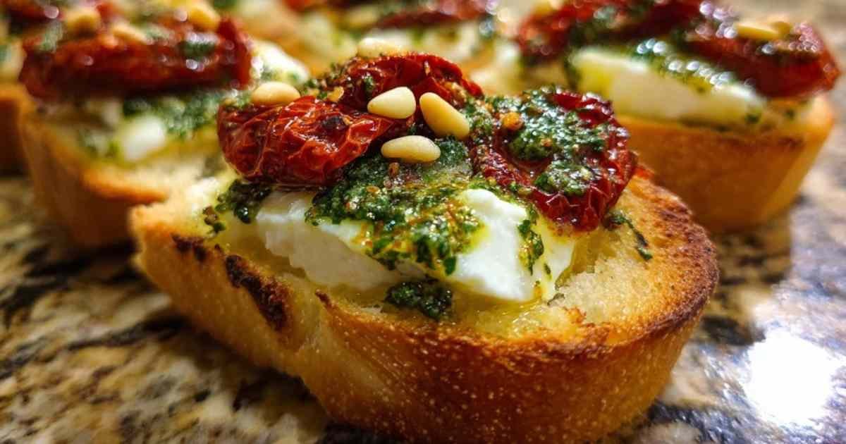 Tomates confites pour recette de bruschetta burrata
