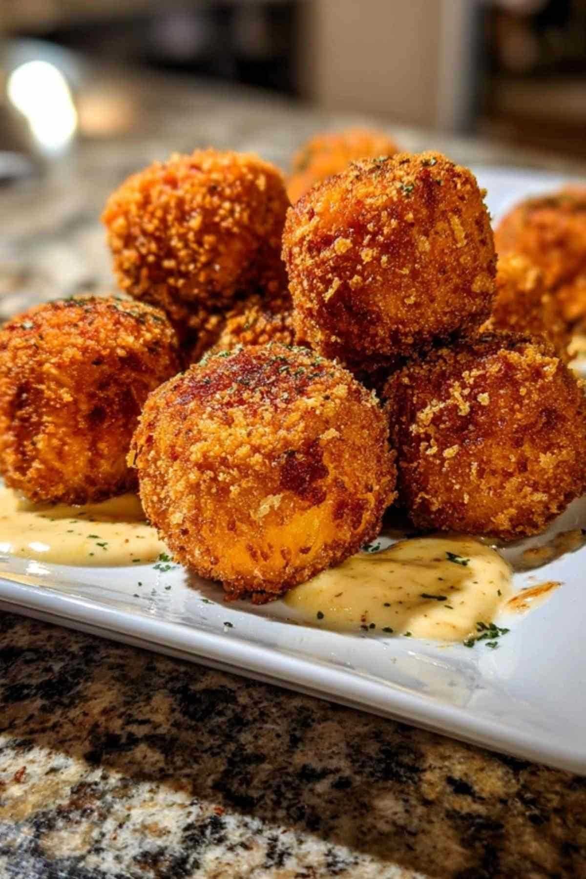 Ingrédients pour croquettes de patate douce : purée, fromage, œuf, épices