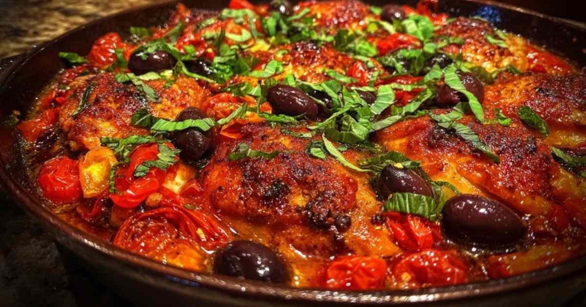 Morceaux de poulet en train de dorer dans une cocotte chaude avec de l'huile d'olive.