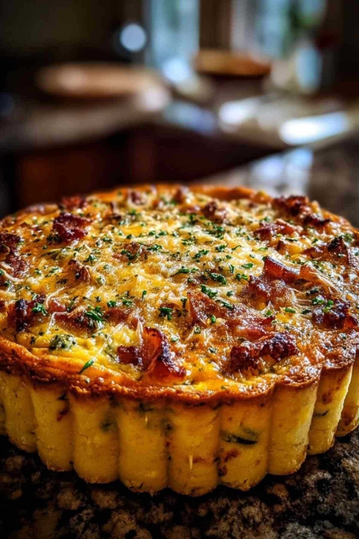Ingrédients pour préparer une quiche sans pâte à la courgette Titre : Préparation des ingrédients frais pour la quiche