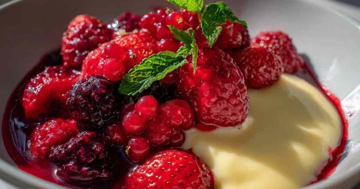 Une personne savourant une cuillère de la recette de Rouge Grutte maison.