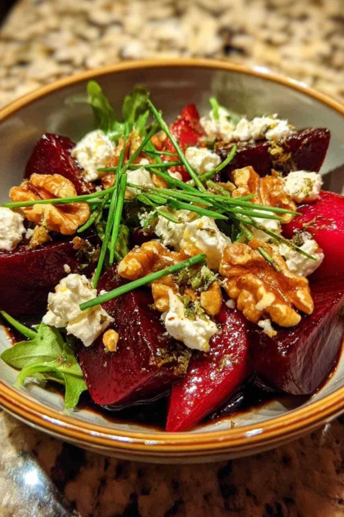 salade betterave chèvre noix