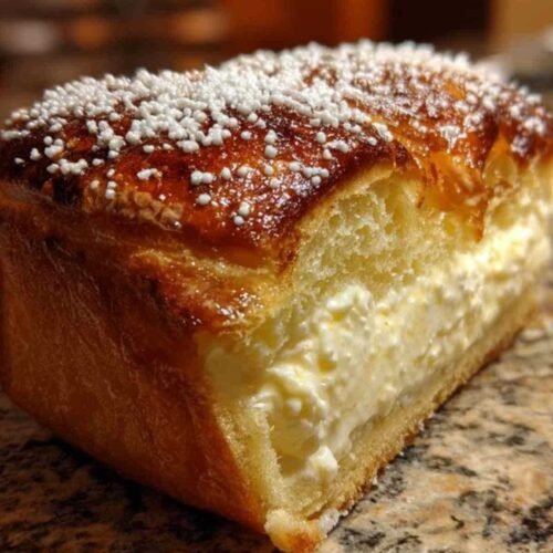 Pâte à brioche lisse et élastique dans un grand bol en verre, avant la première levée.