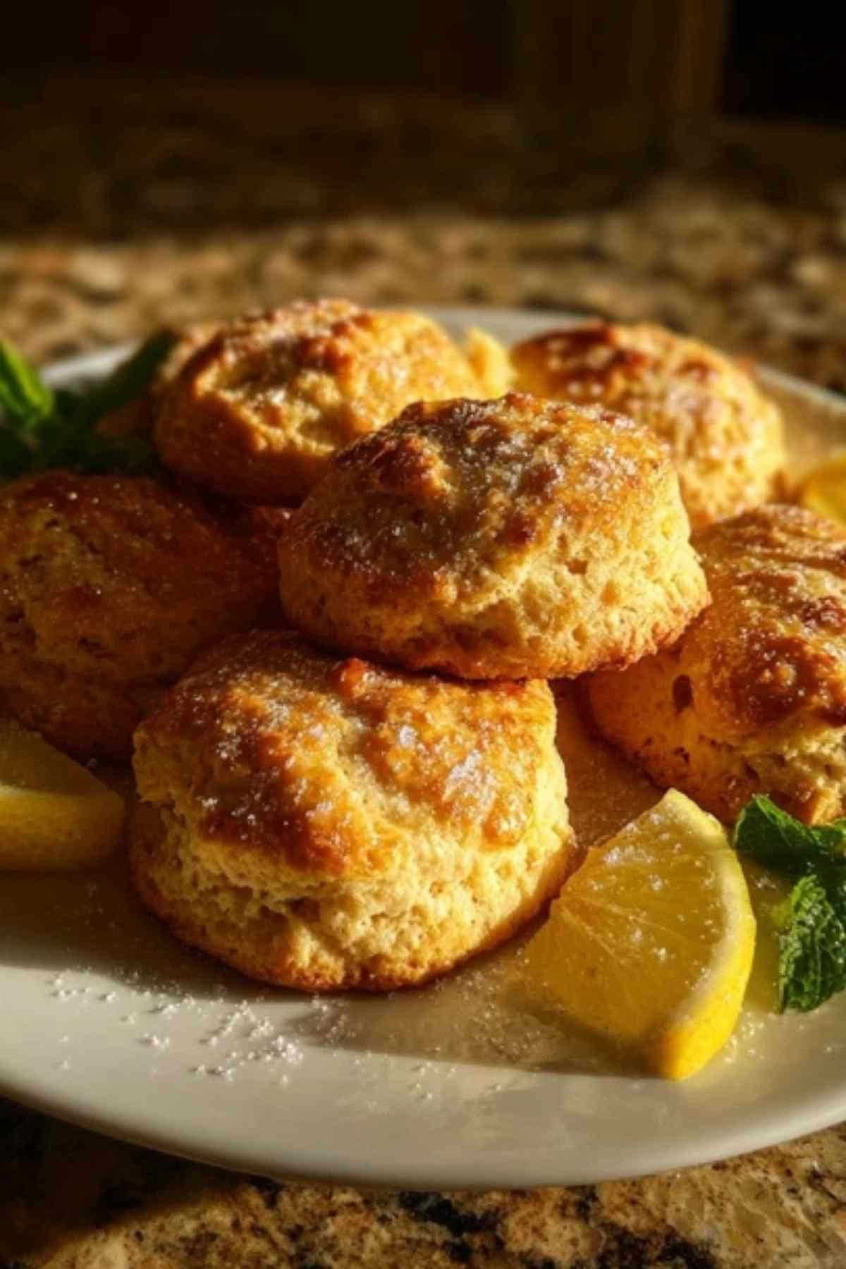 Biscuits diététiques dorés sortant du four sur papier sulfurisé