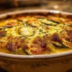 Gratin de courgettes au parmesan doré au four