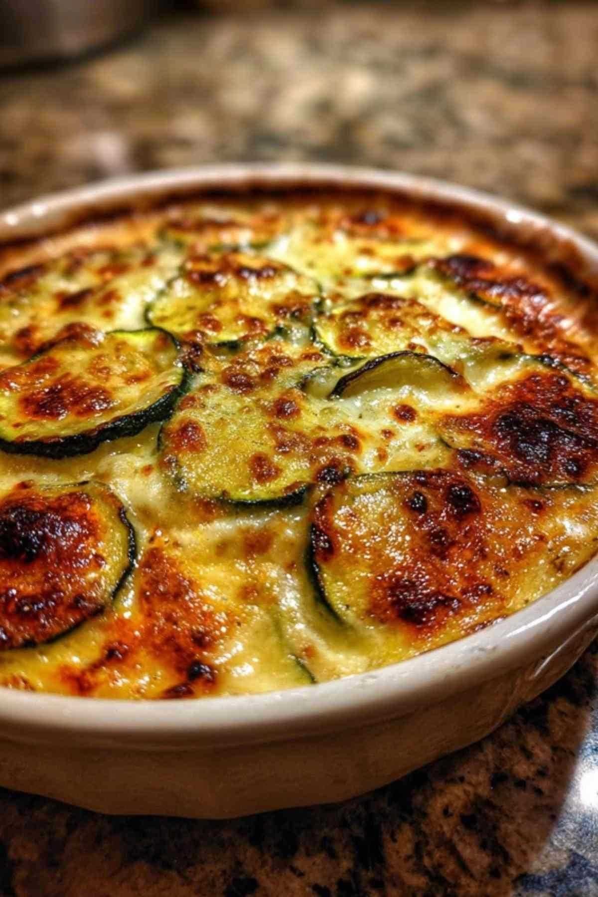 Courgettes en rondelles cuites à la poêle avec ail