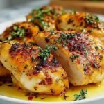 Blancs de poulet marinés aux épices avant cuisson
