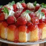Charlotte aux fraises facile recette rapide dessert crémeux