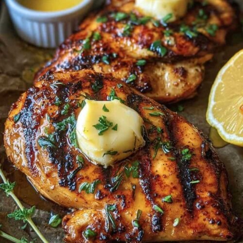 Poulet au beurre cowboy parfaitement grillé avec mélange d'épices fumées